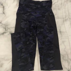 Navy and Black Camo Spanx Leggings